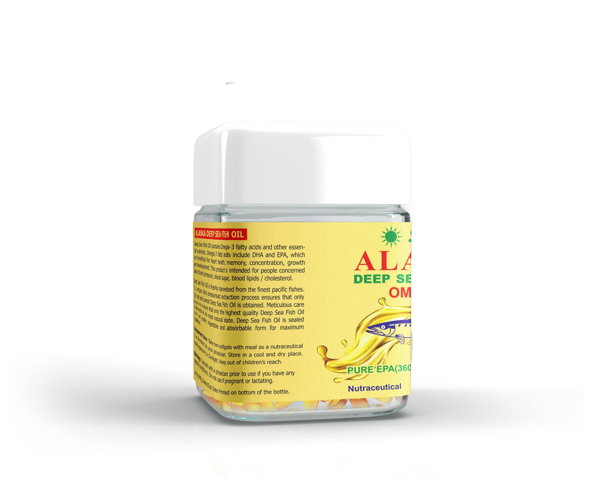 Alaska Deep Sea Fish Oil | 100 Softgels